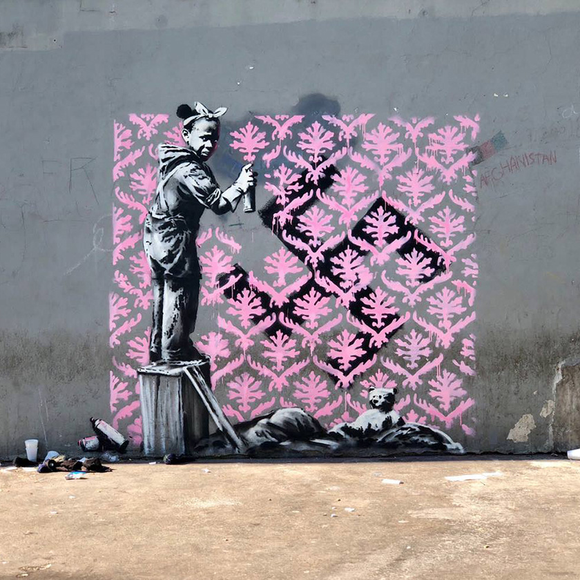 Бенксі створив в Парижі нові малюнки – про проблеми імміграції та расизму