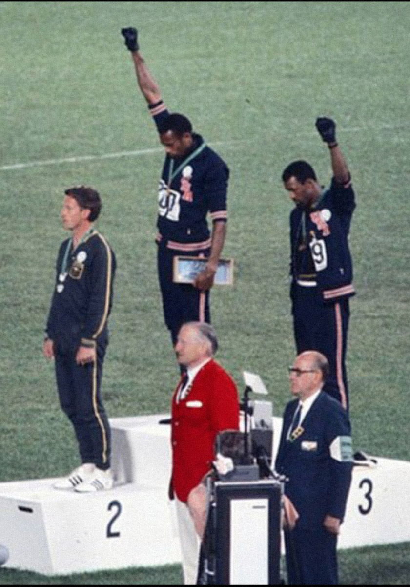 В Атланті встановлять 200 золотих кулаків протесту Томмі Сміта