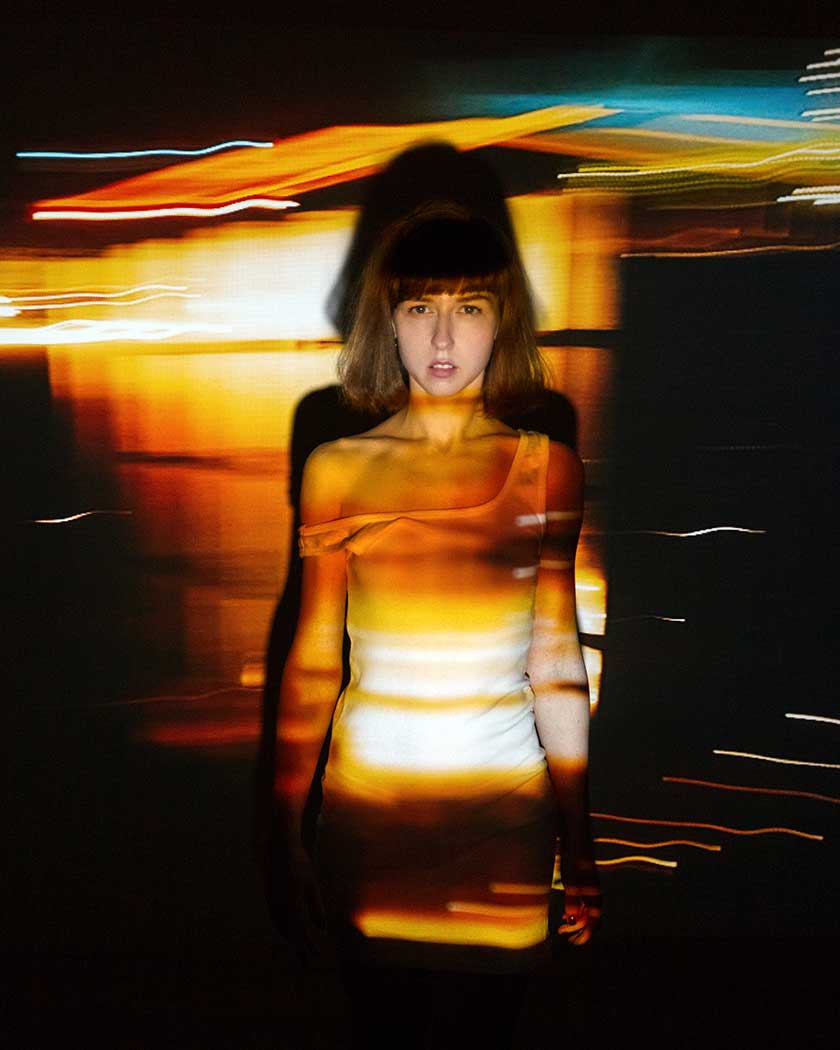 Depositphotos neon girl