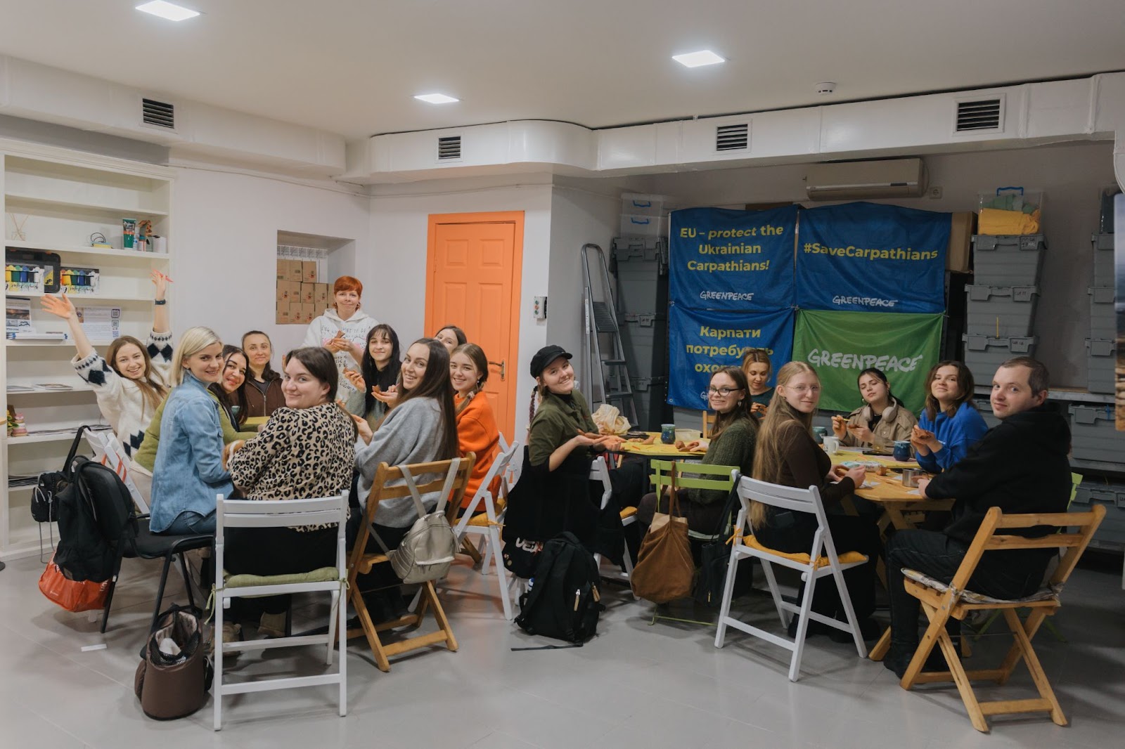 Greenpeace відкрив екопростір «Зелений Вал» у Києві. Фото: Катерина Гузар