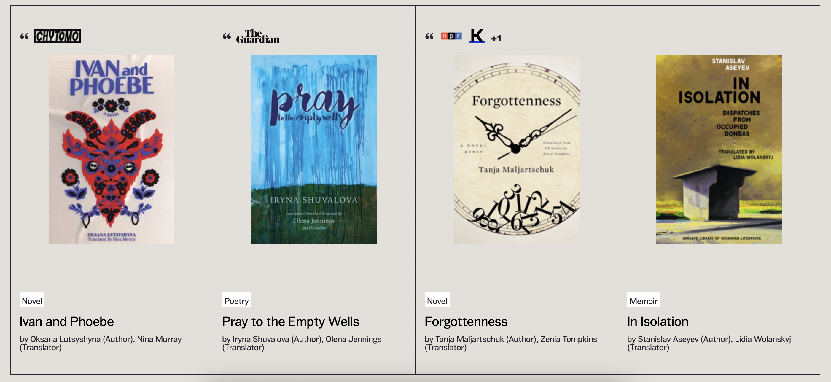 Створили платформу «Chapter Ukraine» із добірками перекладів українських книжок