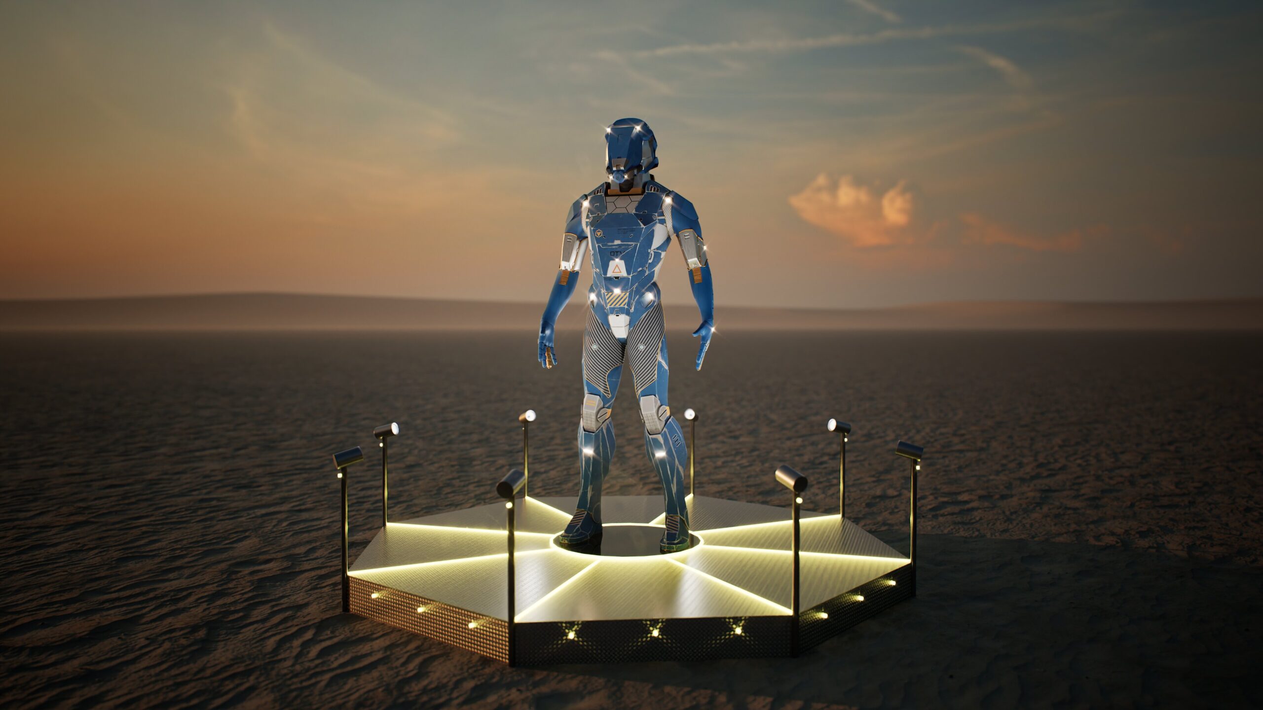 На Burning Man представлять український об'єкт Hero Armor, що уособлює воїна-захисника